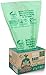 UNNI ASTM D6400 100% Compostable Trash Bags, 13 Gallon, 49.2 Liter, 100 Count,Heavy Duty 0.85 Mils, Tall Kitchen Trash Bags, Food Waste Bags, US BPI and Europe OK Compost Home Certified, San Francisco