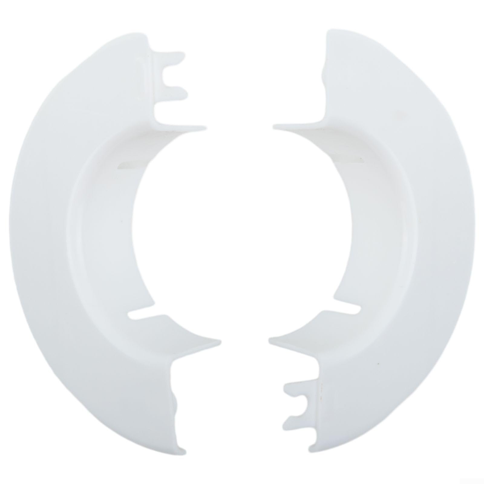 Kabeleinführungsabdeckung, Wandlochkanalabdeckung, PP-Material, Rohrabdeckung, dekorativer Abdeckring für Klimaanlage, Wasserrohr, 40–80 mm, Weiß (60 mm)