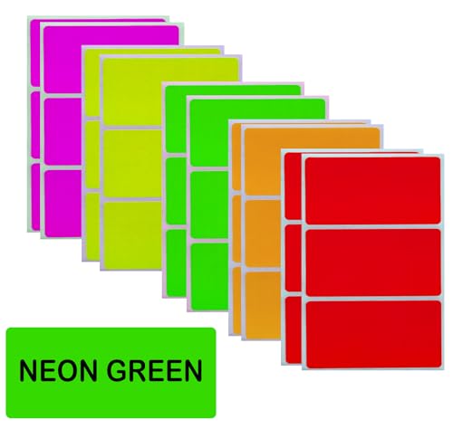 Royal Green 4" x 2" Stickers for Name Tags, Moving & Storage -150 Pack