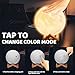 KIFACI Rechargeable Moon Lamp 5.9inch, 3D Moon Lights for Bedroom, Suitable as Kids Night Lights Bedroom Decorations, Stocking Stuffers for Kids Adults Women
