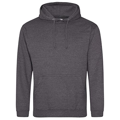Image of Awdis Unisex College Hooded Sweatshirt / Hoodie (L) (Charcoal)