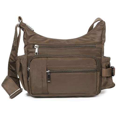 Image of VOLGANIK ROCK Crossbody Bags for Women RFID Lightweight Travel Shoulder Bag Waterproof Nylon purses and handbags Pocketbook