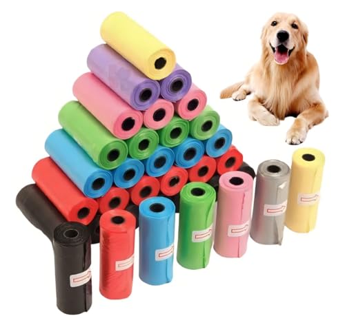 LorenMix Kit 14 Rolos de Saquinhos Cata Caca Coco Cachorro e Gato - Praticidade e Higiene para Passe