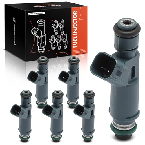 A-Premium Fuel Injectors Set of 6 Compatible with Mazda 6 2003-2008