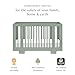 Babyletto Yuzu 8-in-1 Convertible All-Stages® Crib - Conversion Kits for Bassinet, Midi Baby & Full-Size Crib to Toddler Bed, Daybed, and Baby Bed - GREENGUARD Gold Certified - Portable & Adjustable