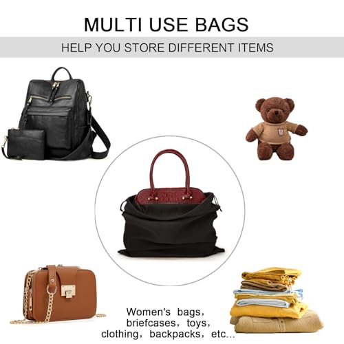 Image of LAKE OF FIRE Dustproof Storage Bags with Drawstring Closure, 2-Piece Set - Multi-Purpose Protective Pouches for Handbags, Purses, Shoes, and Boots
