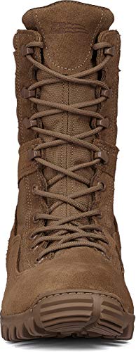 Belleville 533 ST 8" Hot Weather Assault Hybrid Steel Toe Military Boots for Men - U.S Navy Boots AR 670-1/AFI 36-2903 - Vibram Outsole - Berry Compliant - Coyote Brown Leather4