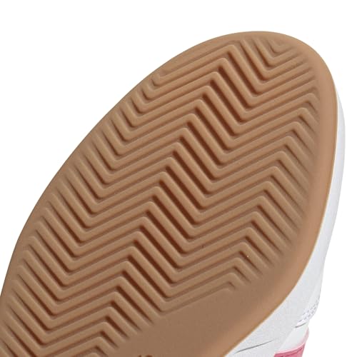 adidas Unisex Kinder BREAKNET 3.0 Shoes JUNIOR Schuhe, FTWR White/pink Fusion/Clear pink