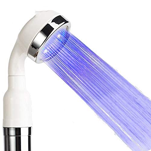 Regadera de mano con control de temperatura y luces LED miniatura 5