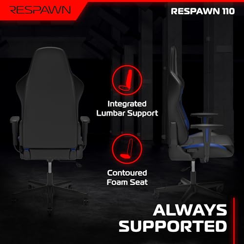 Image of Respawn 110 Gaming Chair, Ergonomic Office Chair with Headrest