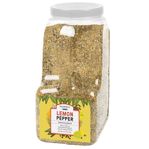 Unpretentious Lemon Pepper Seasoning (8lb), Great Zesty Flavor, Perfect for