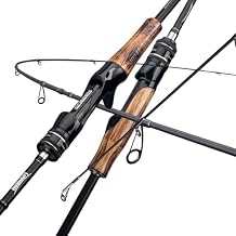 KINGDOM Kingpro II Fishing Rod Ceramic Guide Ring 2 Sections 24T Carbon MF Action General Purpose Rod Black Warrior Appearance Power L/ML/M Log Grip Casting Spinning Rod