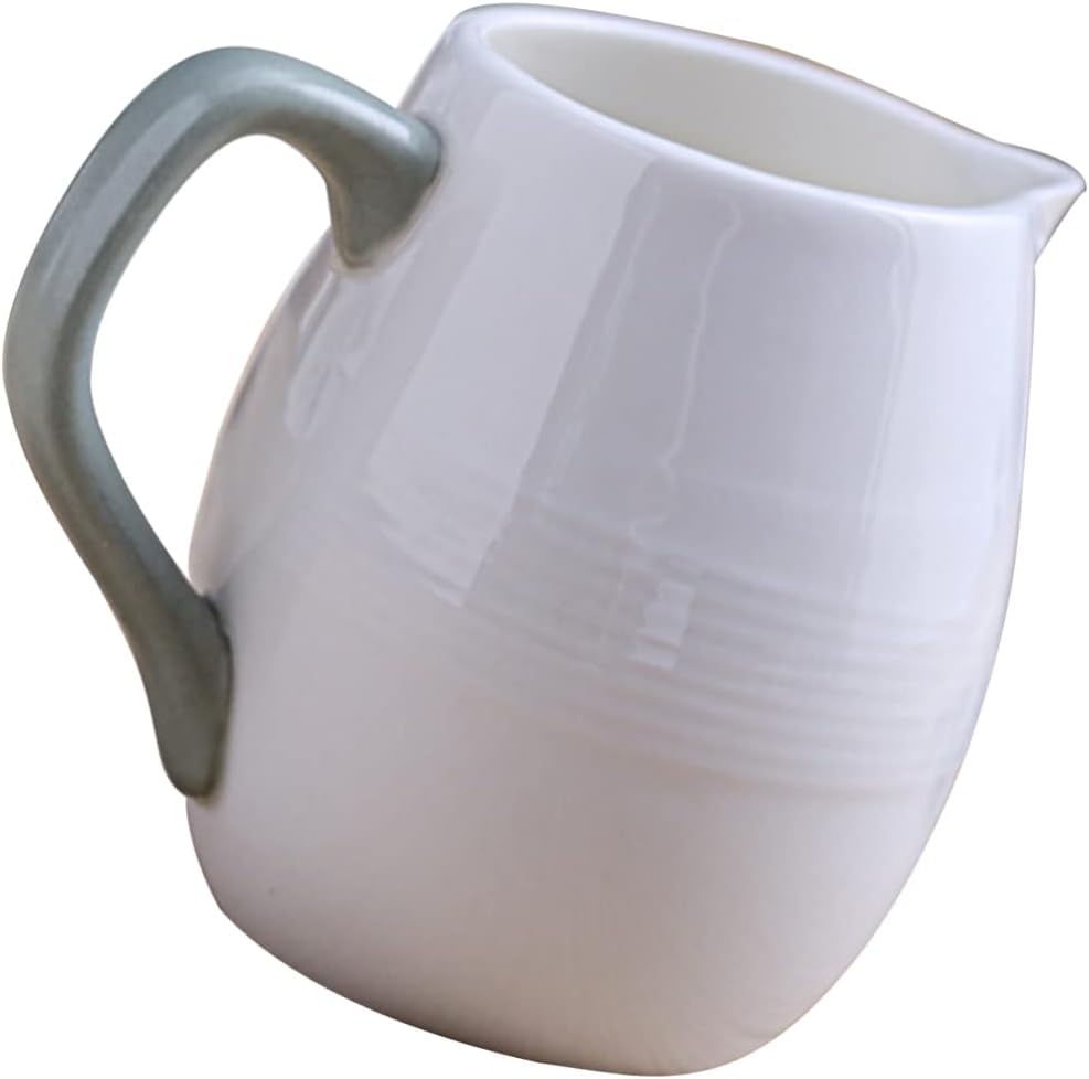 Luxshiny Saucer Mini Creamer Coffee Milk Creamer Pitcher