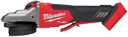 Milwaukee M18 FUEL 18-Volt Lithium-Ion Brushless Cordless 5 in. Flathead Braking Grinder with Paddle Switch No-Lock (Tool-Only)