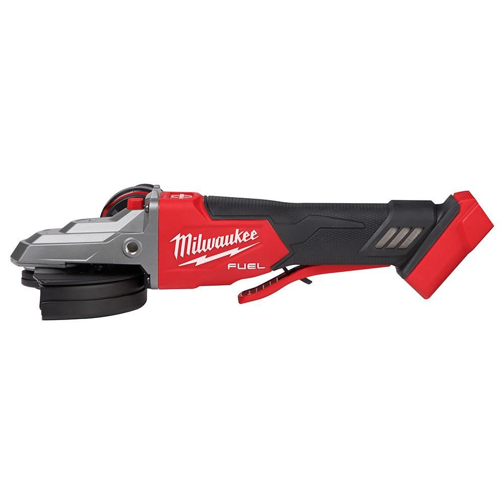 M18 FUEL 18-Volt Lithium-Ion Brushless Cordless 5 in. Flathead Braking Grinder with Paddle Switch No-Lock (Tool-Only)