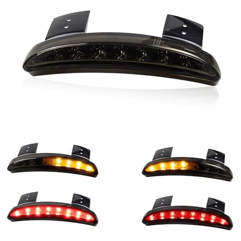 FACAILAHA Chopped Fender Edge Light Kits Motorcycle LED Brake Taillights Integrated Turn Signals Lights 12V Tail Lights for Harley Sportster XL883N XL1200NS XL1200V XL1200X XL1200XS 2014-2024 Cover