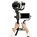 DH03 Handheld Gimbal Grip with Cold Shoe for Mounting Monitors, Microphones, LED Light etc Compatible with DJI Ronin-S, Ronin SC 2, Zhiyun Weebill LAB, Crane 2, Plus, Moza Air Mini Dual Grip