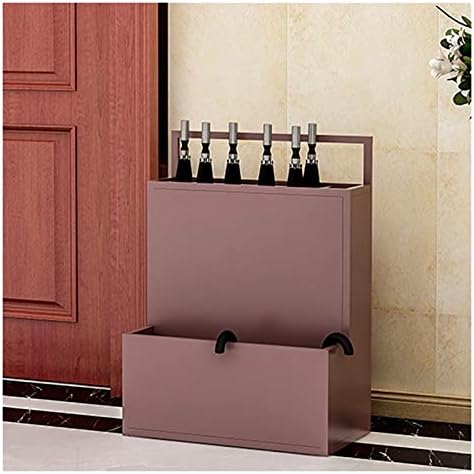 Commercial Umbrella Stand Large Capacity Metal Design with Drain Holes for Hotels Bars & Banks Holds 15 30 Umbrellas Stylish & Functional 48 x 27 x 67 cm