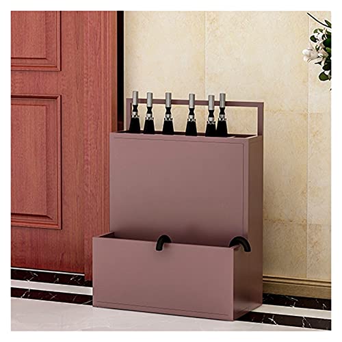 BHFPFZA Sturdy Metal Umbrella Stand for Hotels & Bars, Elegant Space-Saving Design with Drain Holes, Holds Up to 15 Umbrellas, Commercial Quality, Durable & Stylish