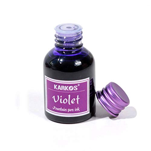 Aofin 30Ml Fountain Pen Ink, Refilling Inks, Drawing Writing Art Craft Calligraphy Inks Bottles, For School Stationery, Purple #TOP1