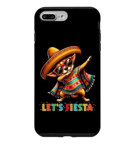 Let's Fiesta Dabbing �`������ �\���u���� �V���R�E�f�E�}�� �X�}�z�P�[�X iPhone 7 Plus/8 Plus �p