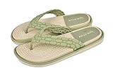 Project Z Women Elegant Comfort Slipper - Light Flexible Medical Sole - 38 Green