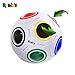 Rubiks Cube Rainbow Ball Color Matching Puzzle | White