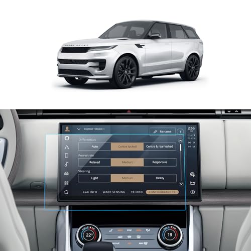 LANTU Range Rover Screen Protector for 2023 2024 2025 2026 Land Rover Range Rover Accessories Navigation Touchscreen Protector Film Tempered Glass HD Clear Anti-Glare 13.1'' by LANTU - Used condition - US$18.47