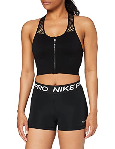 Nike Women's Pro 365 3in Shorts, Black/White, Small