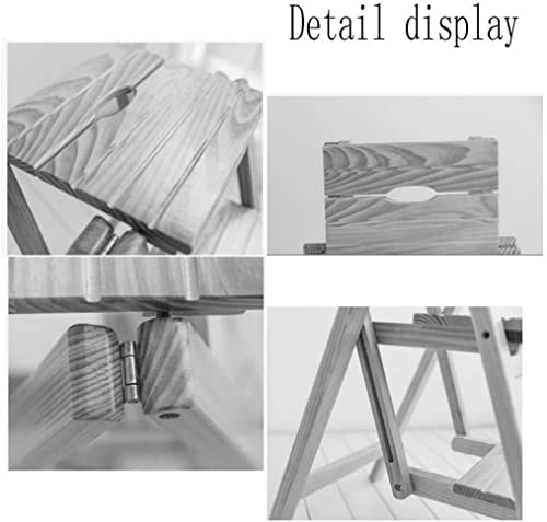 Escabeau de cuisine d'intérieur en bois durable