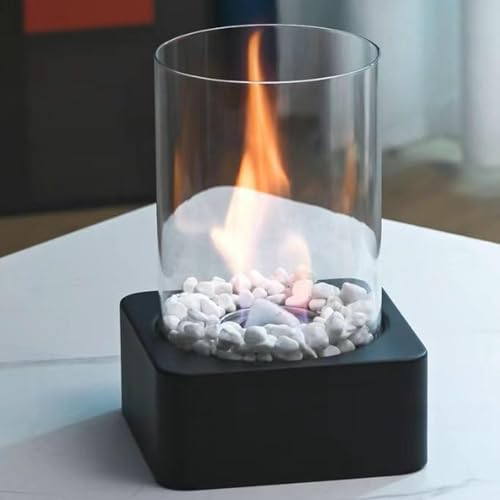 Tischkamin F&uuml;r Den Innenbereich, Tragbarer Standkamin, Tischfeuerstelle F&uuml;r Den Au&szlig;enbereich, 29 X 16 cm, Terrasse Garten Outdoor Hinterhof Wohnmobil Camping.