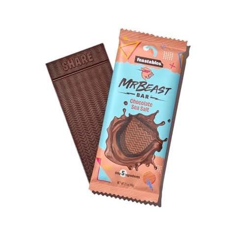 Chocolate Feastables Mr Beast Sea Salt Cover