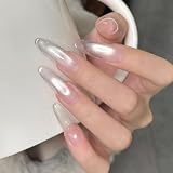 KRISNICE マグネットネイル ジェルネイル キャッツアイジェル キラキラ 単色*15ml 磁石付き UV・LED対応 ポリッシュタイプ ホログリッター カラージェル (シルバームーンライト MY021)