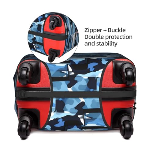 Housse de protection pour valise contre les rayures : polyester XL bleu - 3