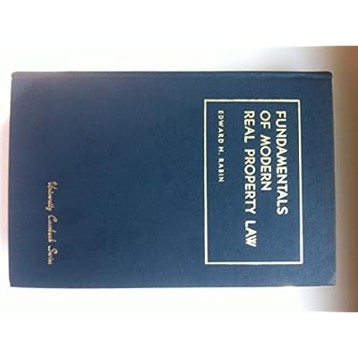 Fundamentals of Modern Property Law
