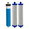 Reverse Osmosis Replacement Filter Set Compatible with Whirlpool WHER 12 & 18 RO System