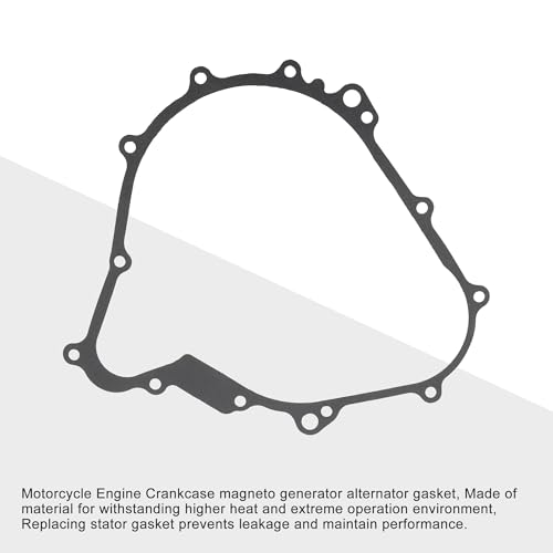 Image of GOOFIT Stator Generator Crankcase Cover Gasket Replacement for YFM450 YFM450FWAD Grizzly 450 EPS 2011-2016