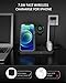 Wireless Charger, 4 in 1 Fast Wireless Charging Station Compatible with Apple Watch Airpods Pro iPhone 12/12 Pro/11/11 Pro/8/X, Wireless Charging Stand Compatible with Samsung