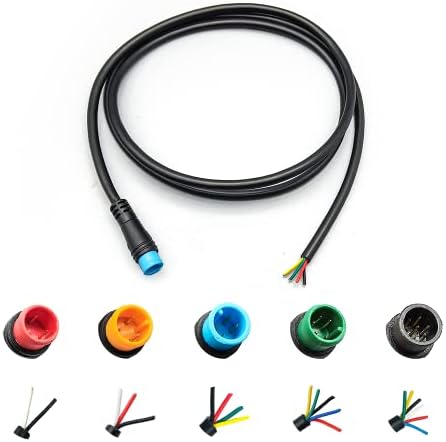 Ebike Extension Cable 2pin/3pin/4pin/5pin/6pin Julet Female/Male Single Head DIY Waterproof Line for Electric Motorbike Kit Light Throttle Ebrake Display
