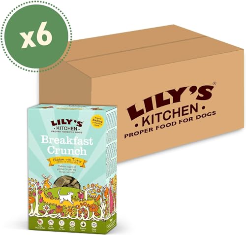 Lily's Kitchen Natural Adult Dry Dog Food - Breakfast Crunch Chicken, Turkey & Yoghurt - Complete Meal Recipes (6 Boxes x 800g) - Image 3