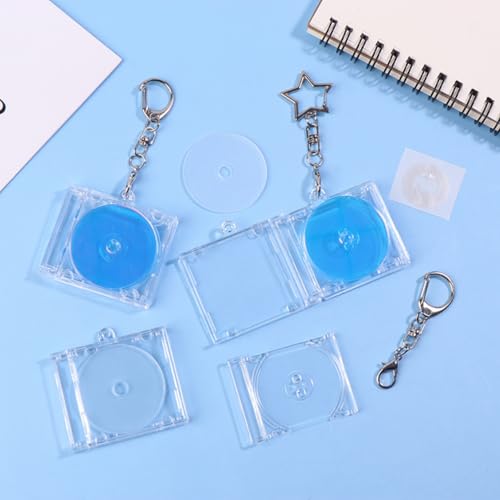 Estuche de disco con soporte para llavero resistente e ideal para colgar en mochilas 4