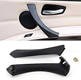 Inner Door Panel Handle and Door Pull Outer Trim Cover Replacement for BMW E90 E91 E92 E93 3 Series...