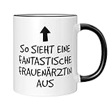 CupHaven® Frauenarzt Tasse Fantastische Frauenärztin Gynäkologe Gynäkologie Gynäkologin Kaffeetasse Kaffeebecher Becher Geschenk Geschenkidee