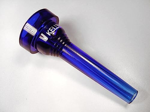 Kelly-Mc - Medium-Cup French Horn Lexan-Mouthpiece - Crystal-Blue #TOP10