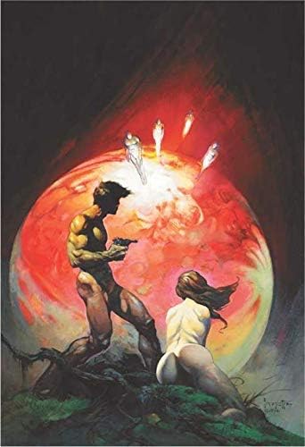 Red Planet by Frank Frazetta Science Fiction Poster