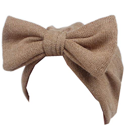 Qhome Kids Jersey Bow Turban Hats for Kids Girls Gift Kids Headcover Chemo Bandana Hijab Wool Blend Hat Indian Caps