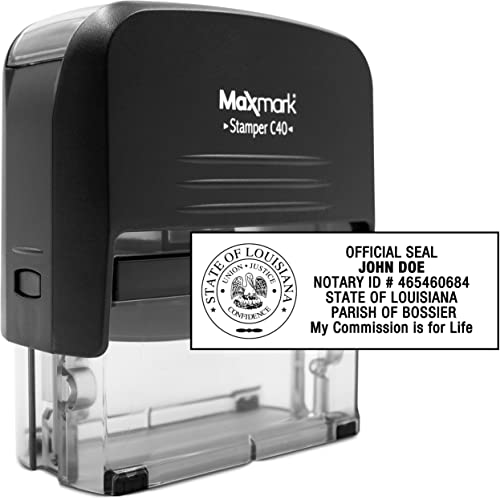 Notary Stamp for State of Louisiana Self Inking