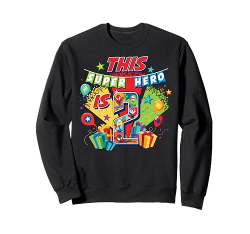 Sweatshirt Marvel Avengers 2 ans idéal pour une fête d'anniversaire réussie en famille