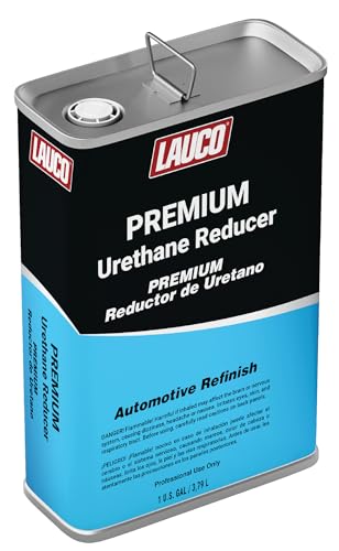 LAUCO Standard Urethane Grade Reducer (7220), 1 Gallon, 60°F - 77°F - for Automotive Paint and Industrial Paint Use - High Performance Automotive Grade