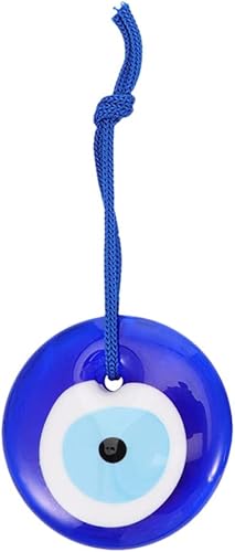 Adorno colgante de ojo azul turco para colgar en la pared, 2 piezas con protección de cuerda, amuleto de buena suerte, amuleto para colgar en la disponible en Yaxa Peru